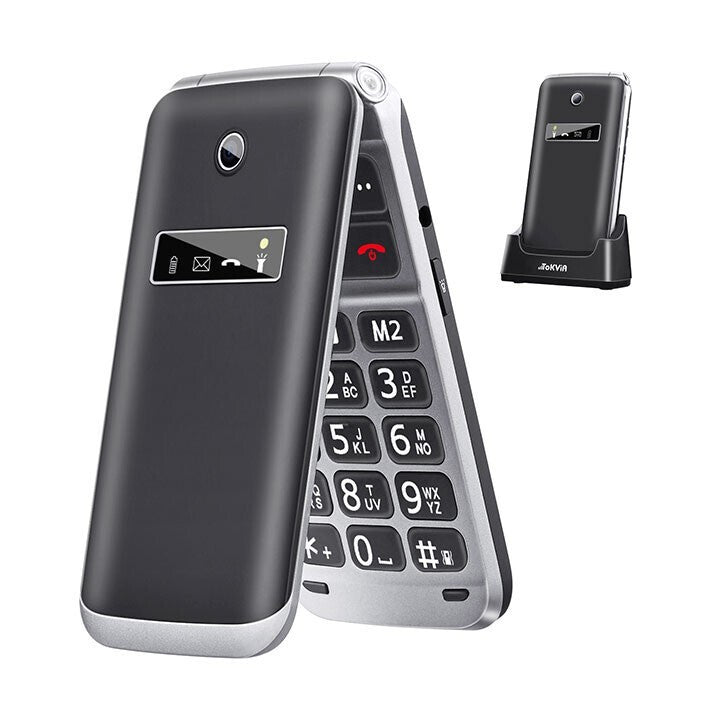 Tokvia T288 Single SIM Mobile Phone with Big Buttons Black