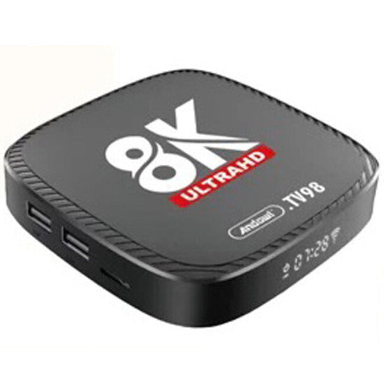 Andowl TV Box TV98 8K UHD with WiFi USB 2.0 4GB RAM and 64GB Storage Space with Operating System Android 13.0