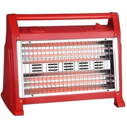 LX-2830 Quartz Heater with Fan 1600W Red 