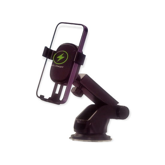 Treqa Βάση Κινητού Αυτοκινήτου με Ρυθμιζόμενα Άγκιστρα Μαύρη TR-W11