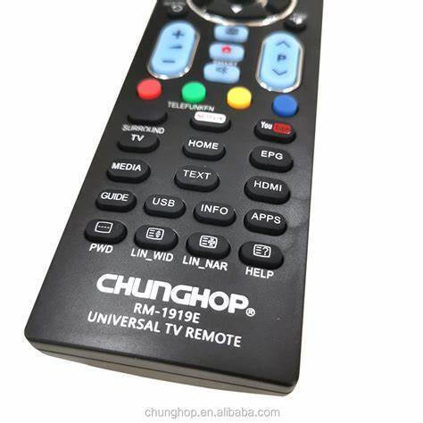 Chunghop Universal Remote Control for TVs RM-1919e 