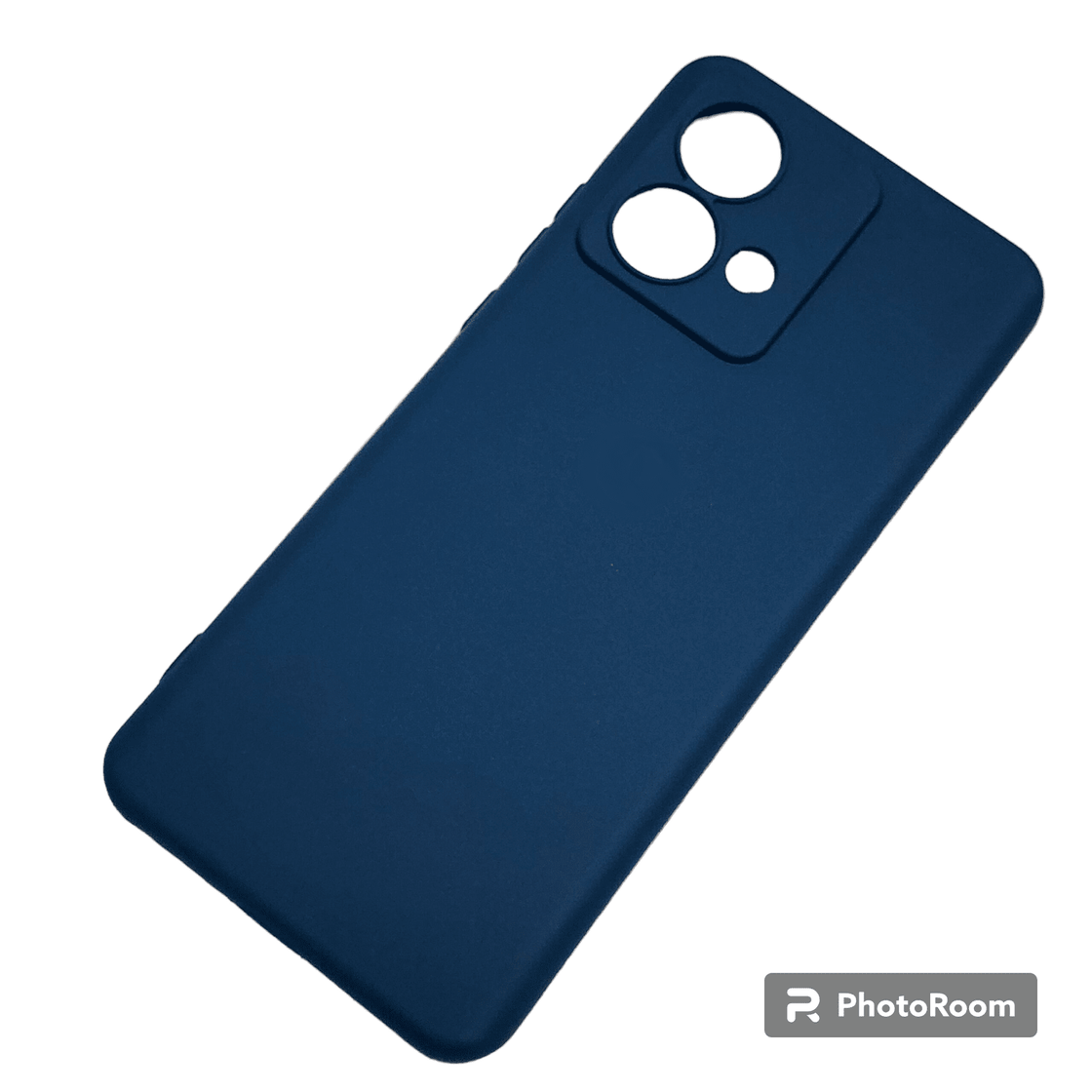 Premium Hard Silicone Case for Moto Edge 40 NEO Dark Blue 