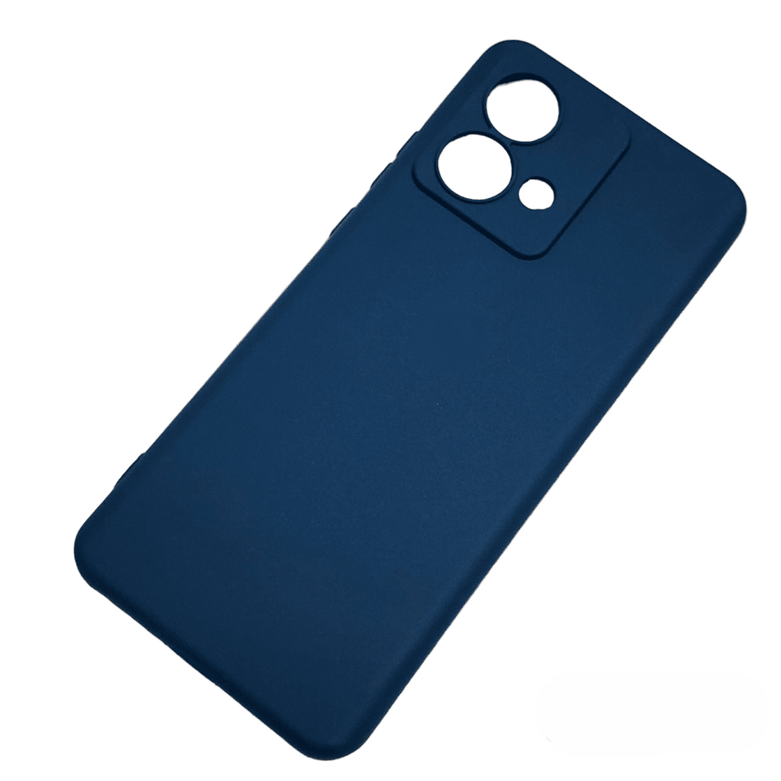 Premium Hard Silicone Case for Moto Edge 40 NEO Dark Blue