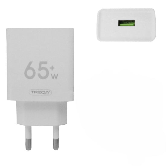 TREQA 65W 4.5A PD ADAPTER Fast charging USB-A Port CH-228 (White)
