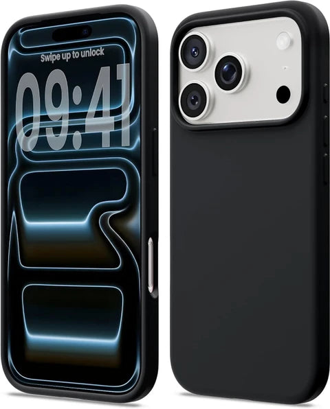 Premium Silicone Back Cover Case For Iphone 17 PRO