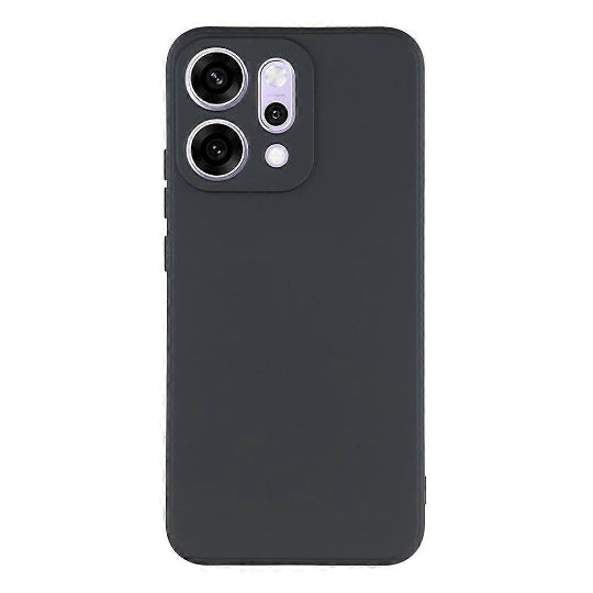 Cookover Quality Silicone Back Cover Case For Oppo Reno 14 (Black)
