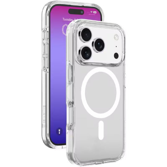 Magsafe Wireless Charge Magnetic Case for-Iphone 17 Pro Max (Clear)