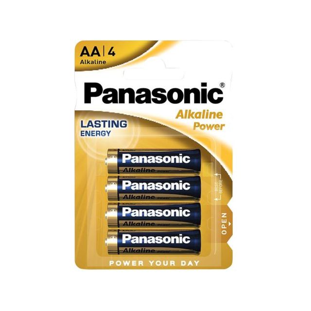 PANASONIC AA ΑΛΚΑΛΙΚΕΣ LR6 1.5V AM3 MN1500 (4 ΜΠΑΤΑΡΙΕΣ)