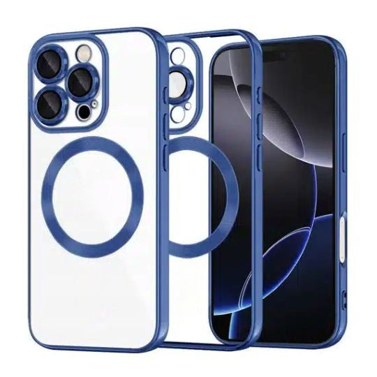 Electroplated Silicone Back Cover Magsafe Case For iPhone 13 Pro