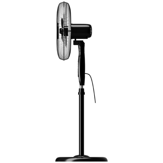 Life Boreas 45W Floor Standing Fan, 40cm Diameter, with Remote Control, Black