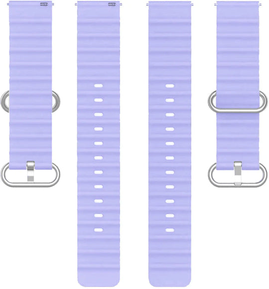 Comie Silicone Smartwatch Strap 22mm Purple