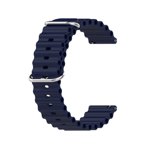 Comie Silicone Smartwatch Strap 22mm Dark Blue