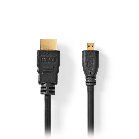 Nedis HDMI 1.4 High Speed 1080p 120Hz Cable HDMI male - micro HDMI male 1.5m