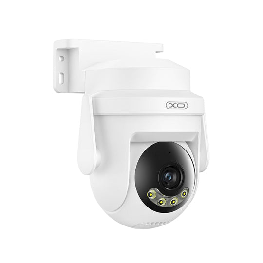 XO CR18 3MP Wi-Fi outdoor camera with pan/tilt function in white color