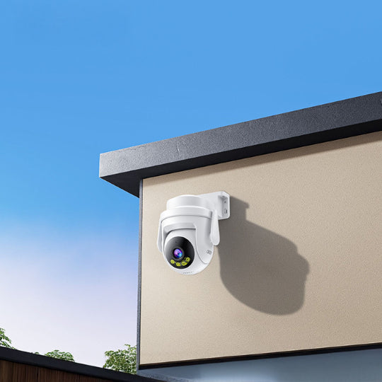 XO CR18 3MP Wi-Fi outdoor camera with pan/tilt function in white color