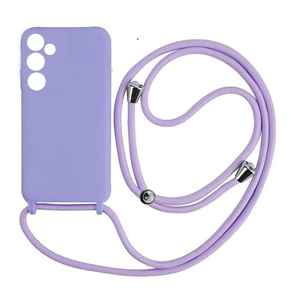 Silicone Cover With Cord For Samsung A15