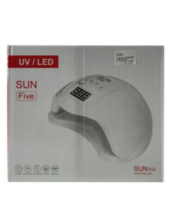 UV / LED SUN Five Nail Lamp Sunshine Nails Comfortable Professional Nail Lamp 48W 225mmx105mmx190mm