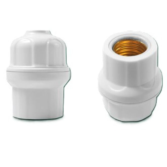 Xuan Diao Superior Quality E27 Lamp Holder With Ceramic Screw Base White