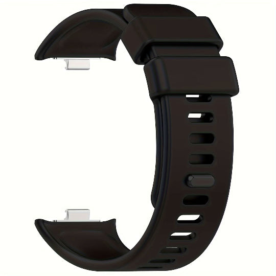 Suitable For Redmi 4 Watch Strap For Redmi Watch 4 For Xiaomi Mi Band 8 Pro Silicone Strap Black