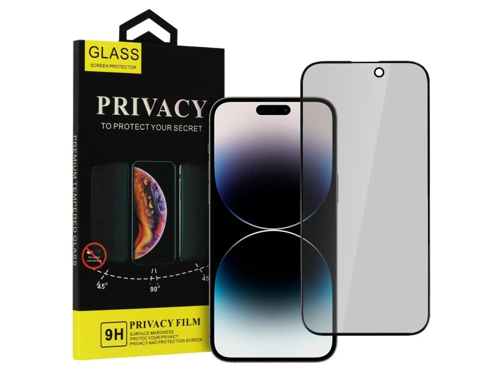 Privacy Premium Tempered Glass 9H Screen Protection for IP 16 (Oem)