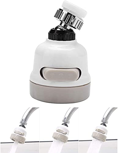 Faucet Pressurrized Flower Spinkler 360 Rotatable Kitchen Tap Head | Faucet High Pressure Movable Spray Faucet Head | 3 Modes Water Saving Faucet Aerator Easy to Wash Dish and Slice