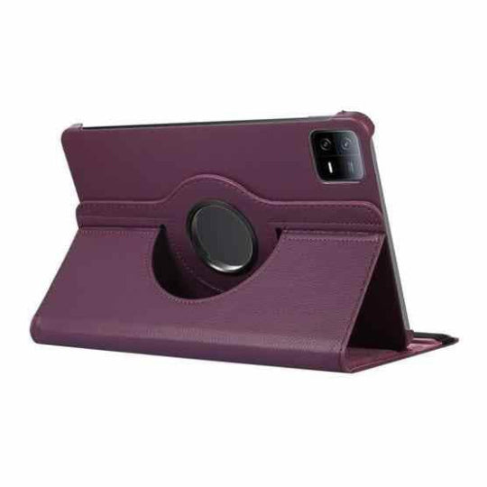 Smart Book Case 360° Rotating Stand Book Cover for Xiaomi Pad 5 / Pad 5 Pro 11" Purple