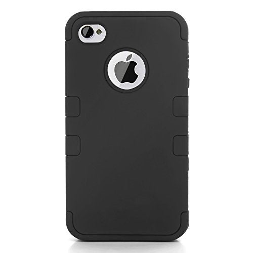 Silicone Cover For iPhone 4 /4s Black