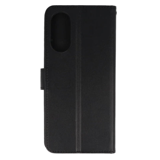 Cookover Book Cover Case for Oppo A78 4G (Black)