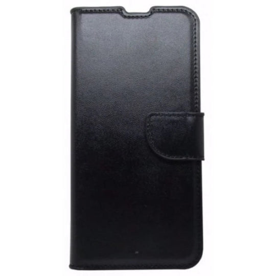 Oba Book Cover Case For Moto Edge 60 Pro 5G Black Book Stand Wallet
