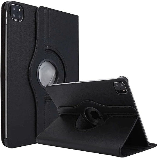 360° Rotating Stand Book Case For Ipad Pro 12.9" / Ipad 12.9" 2022 / 2021 / 2020 (Black)