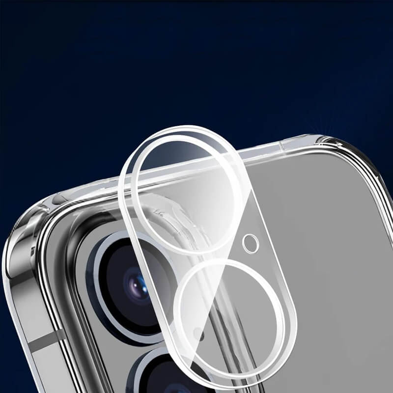 Seperate Camera Lens Protector for Ip 16 /Ip 16 PLUS Transparent Camera Lens Protector