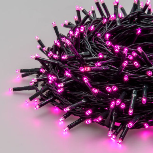 Christmas Led Light 200 LED Green Wire 20M Cabel String Lights (Pink)