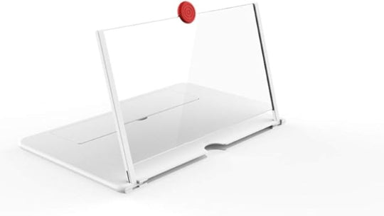 Mobile Phone Video Amplifier 3D Enlarged Screen Magnifier - White