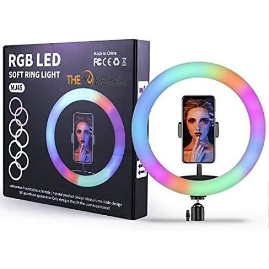 Led Ring Light RGB MJ45 with Base 18"