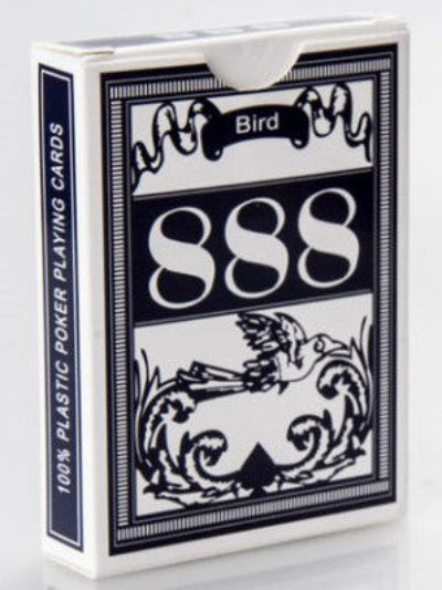 Bird 888 100% Plastic Invisible Playing Cards / Cheating Poker Cards Black