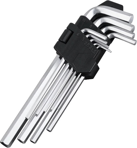 FT Tools 9 Pcs Hex Key Set, Allen Wrench Set Repair Tool Set 1.5mm-10mm
