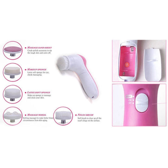 5 in 1 facial massager for deep pore cleansing Beauty Care Massager AE-8782