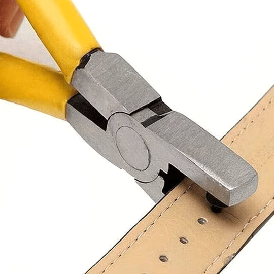 A Versatile Wristwatch with a Punch And a 2.0Mm Hole Punch Tool, Perfect for Gifting (Yellow)