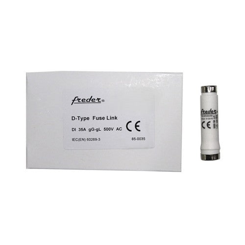 DI 35A PPC freder D-Type Fuse Link gG-gL 500V AC 1Pcs 85-0035