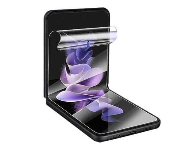 2-in-1 Front (Gelatin) Screen Protection For Samsung Galaxy Z Flip 4 / Z Flip 3 (Clear)