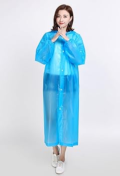EVA Lightweight Raincoat For Men and Women (Blue)