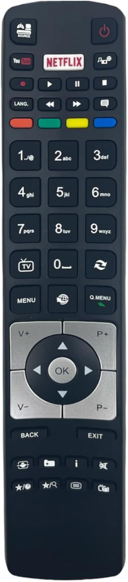 Replacement Remote Control for Schaub Lorenz TV Remote