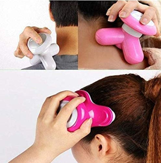 Super Life Electric Mini Massager Xf-69 Body Massager with Vibration Red