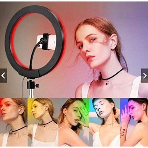 RGB LED Soft Ring light mj 26 10" + 2.1m Stand