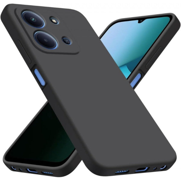 Cookover Silicone Back Cover Case For Motorola Moto - G15 (Black)