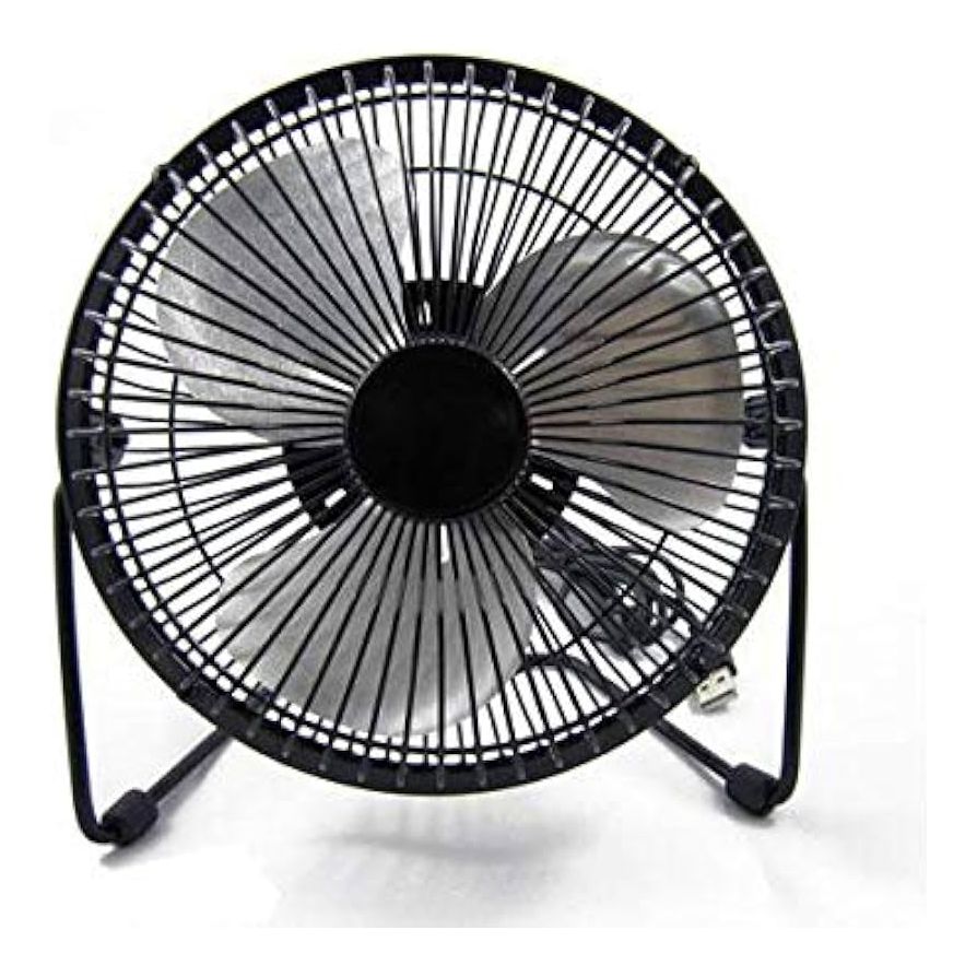 Metal Series Mini USB Fan, 360 Degree Rotate, Lileng-819 (Black)