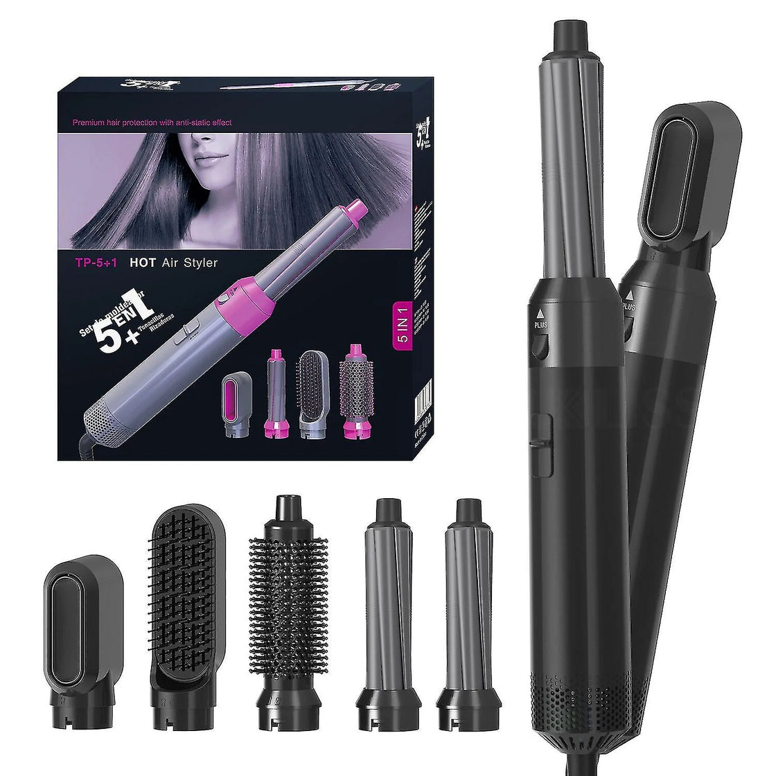 Professional In Hot Air Styler One Step Hair 5 in 1 