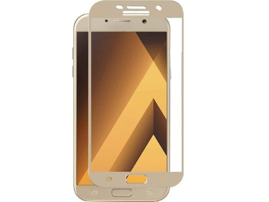 5D Full Face Tempered Glass for Samsung Galaxy A5 2017 (Gold)
