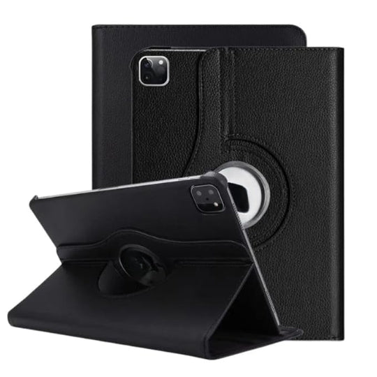 Smart Book Case 360° Rotating Stand Book Cover for ipad Air 13 Inch 2026/2025/2024/M4/M3/M2 Black
