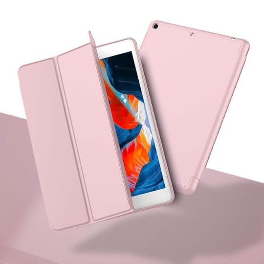 Smart Book Cover Slim Light Hard Shell Trifold Stand Case For iPad Air 2019 / ipad pro 2017 / ipad pro 10.5 Inch (RoseGold)